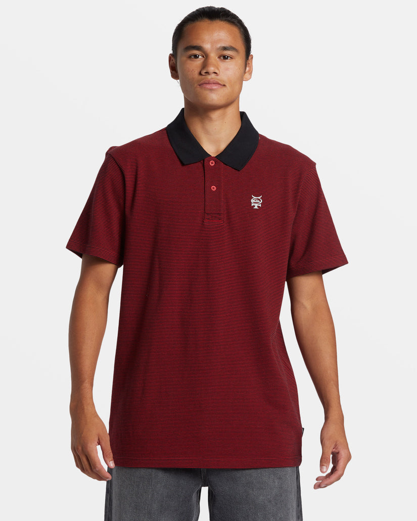 Mercury Short Sleeve Polo Shirt - Mercury Polo Salsa