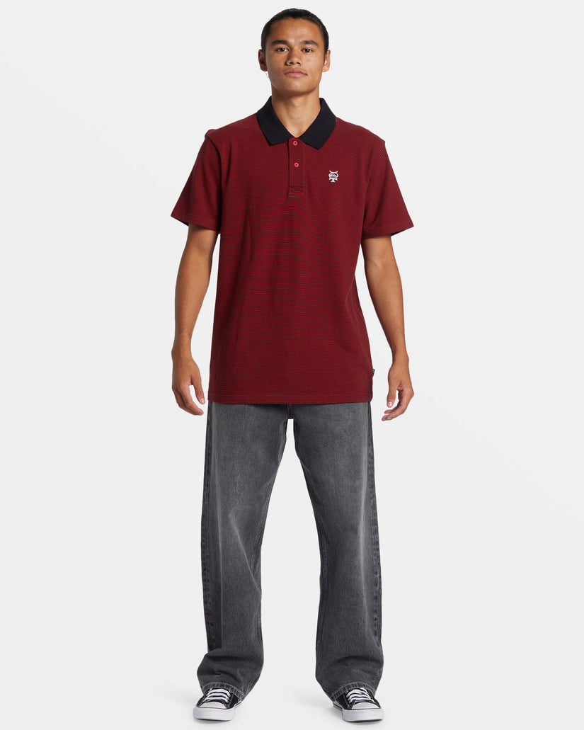 Mercury Short Sleeve Polo Shirt - Mercury Polo Salsa