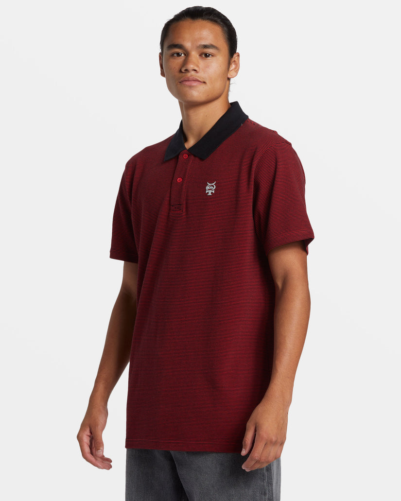 Mercury Short Sleeve Polo Shirt - Mercury Polo Salsa