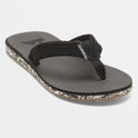 Carver Suede Recycled Sandals - Black 1