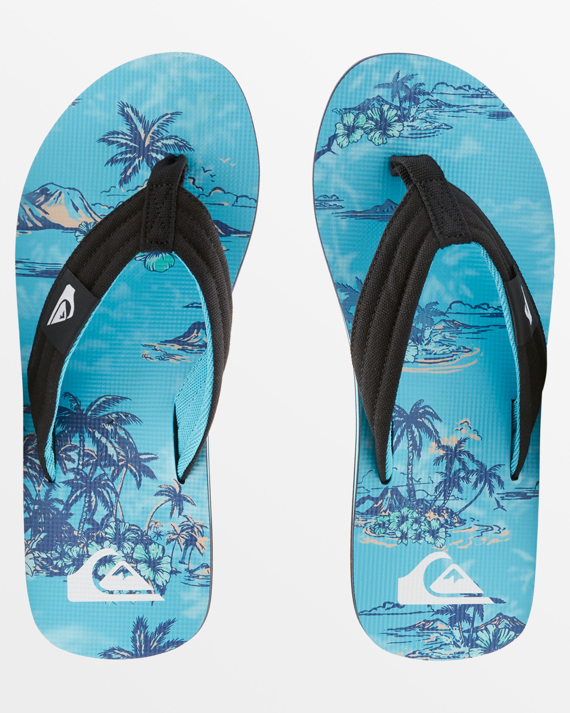 Molokai Layback Sandals - Blue/Blue/Blue – Quiksilver