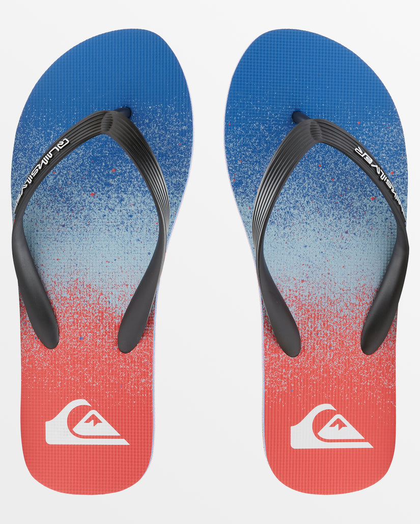 Molokai Art II Sandals - Blue/Red/White