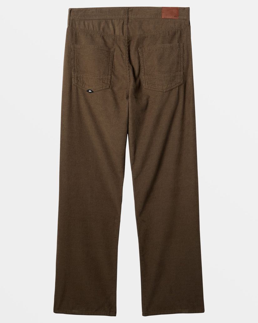 Landers Corduroy Straight Fit Pants - Canteen