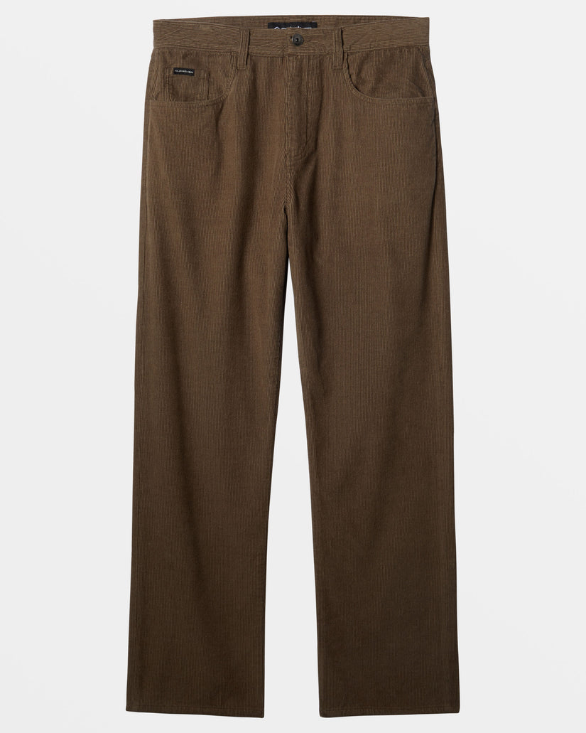 Landers Corduroy Straight Fit Pants - Canteen