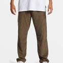 Landers Corduroy Straight Fit Pants - Canteen