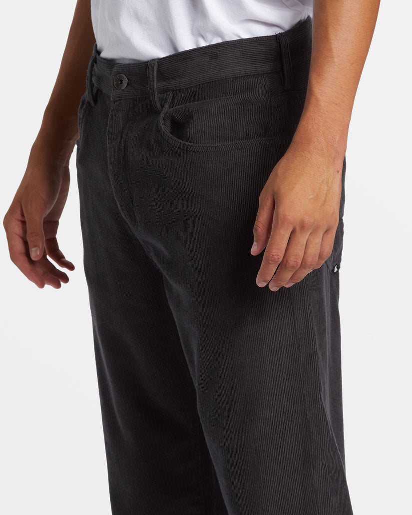 Landers Corduroy Straight Fit Pants - Tarmac