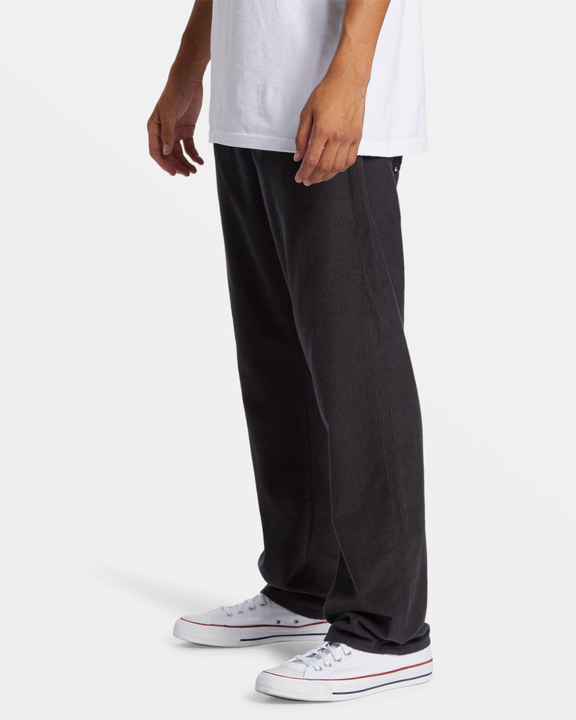 Landers Corduroy Straight Fit Pants - Tarmac