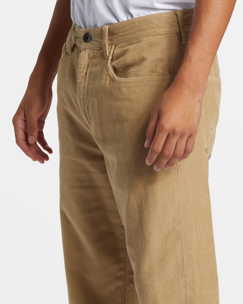 Landers Corduroy Straight Fit Pants - Twill