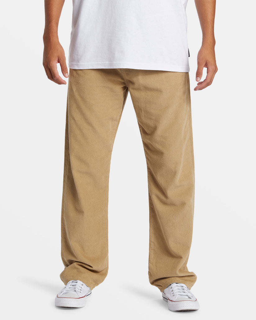 Landers Corduroy Straight Fit Pants - Twill