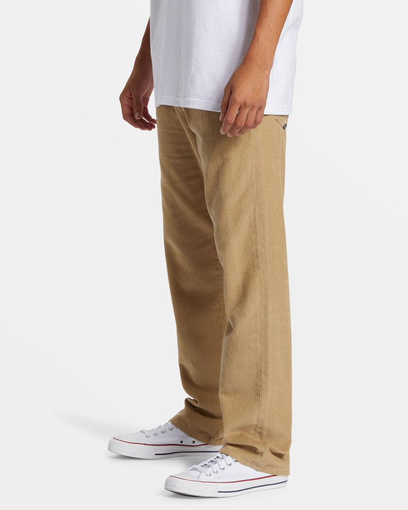 Landers Corduroy Straight Fit Pants - Twill