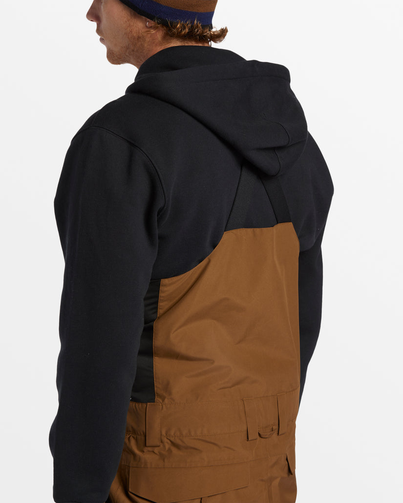 Snyc Technical Snow Bib Pants - Sepia