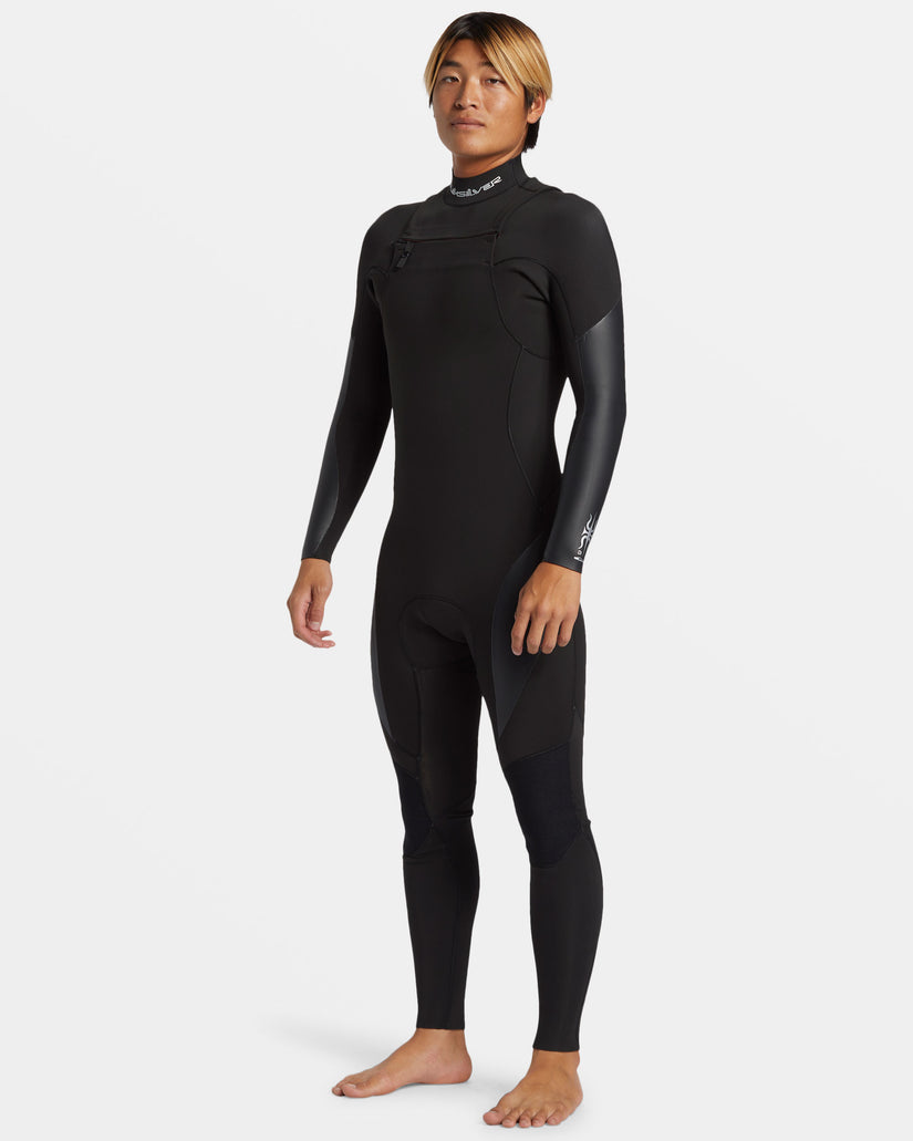 4/3mm Mercury Chest Zip GBS Wetsuit - Black