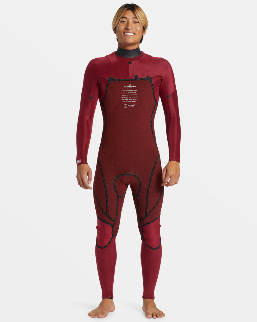 4/3mm Mercury Chest Zip GBS Wetsuit - High Risk Red