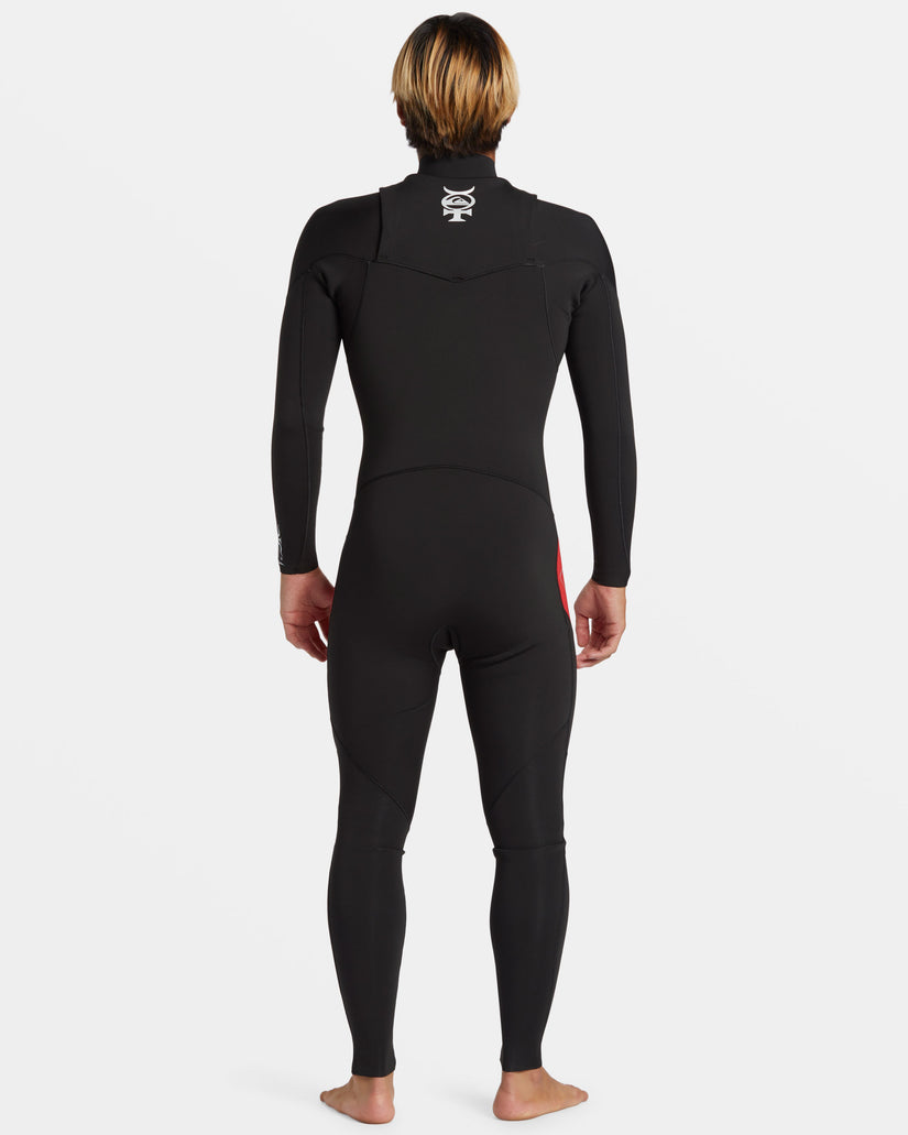 4/3mm Mercury Chest Zip GBS Wetsuit - High Risk Red