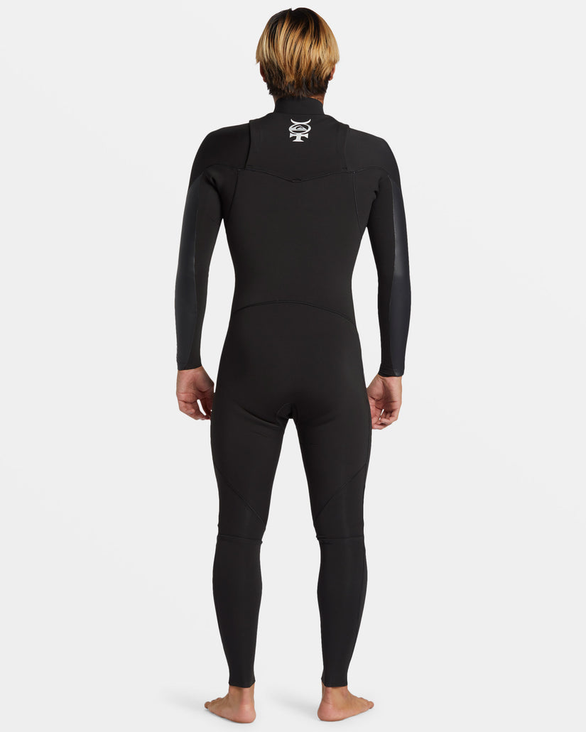 3/2mm Mercury Chest Zip GBS Wetsuit - Black