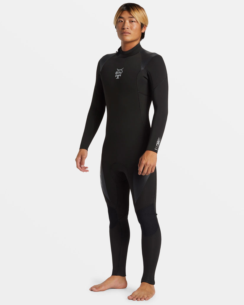 4/3mm Mercury Back Zip GBS Wetsuit - Black