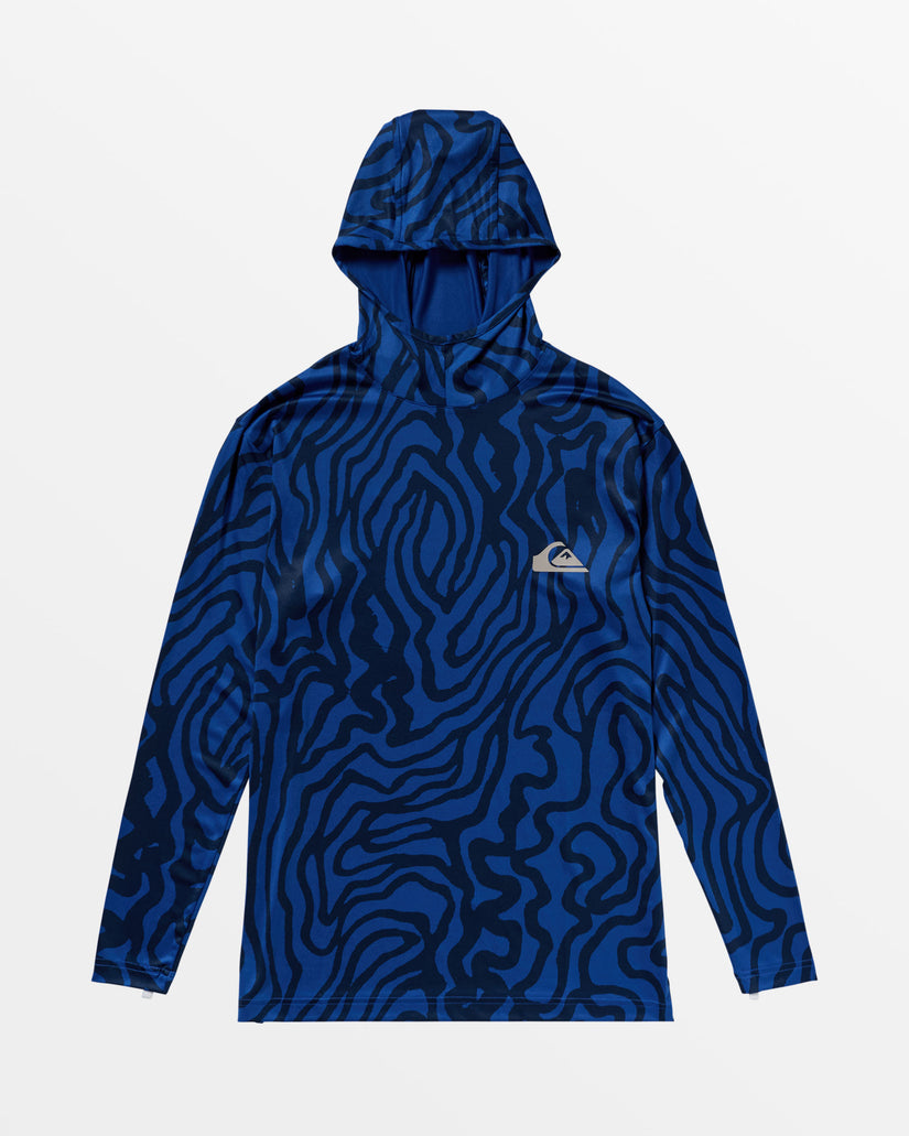 Everyday Hood Hooded Surf Tee - Monaco Blue