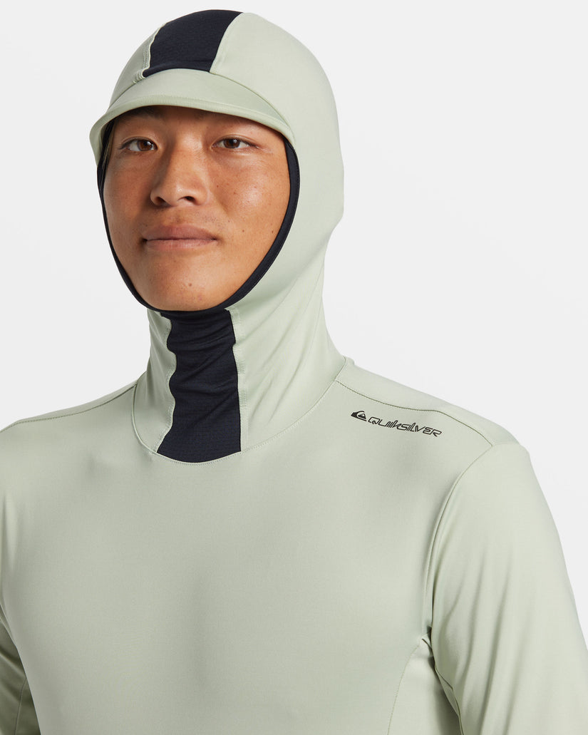 Highline UPF 50 Hooded Long Sleeve Rashguard - Desert Sage