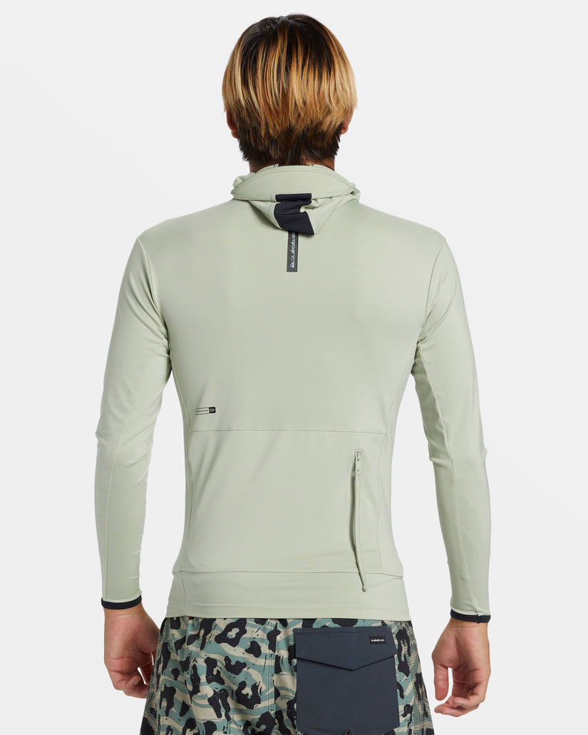 Highline UPF 50 Hooded Long Sleeve Rashguard - Desert Sage