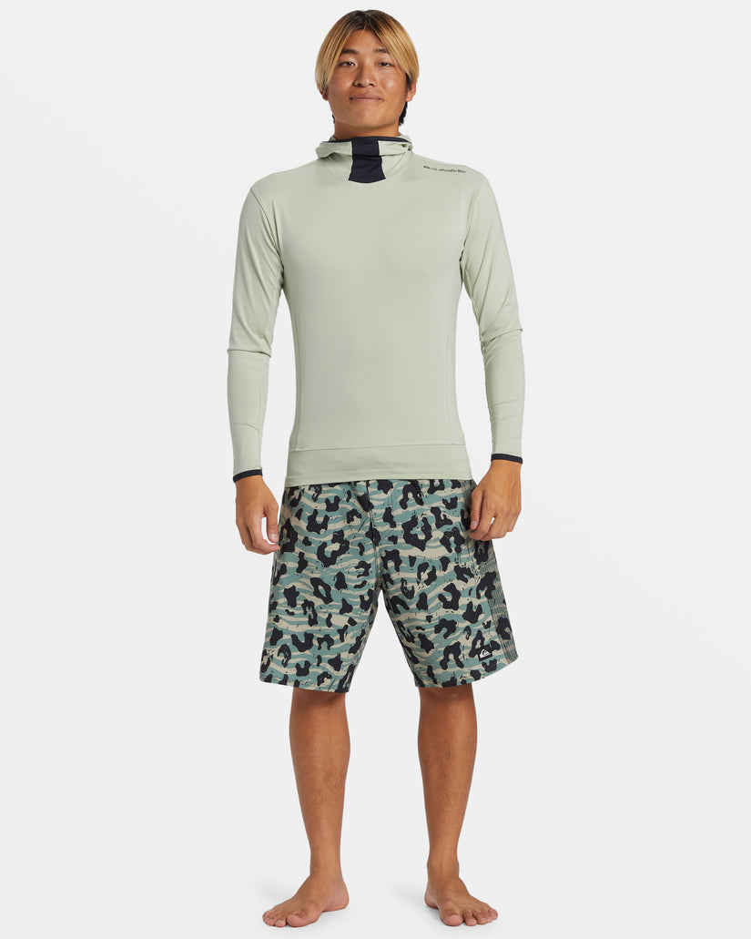 Highline UPF 50 Hooded Long Sleeve Rashguard - Desert Sage