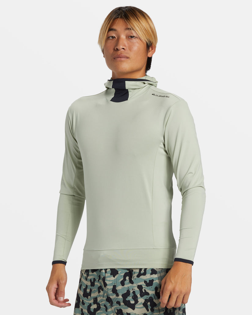 Highline UPF 50 Hooded Long Sleeve Rashguard - Desert Sage