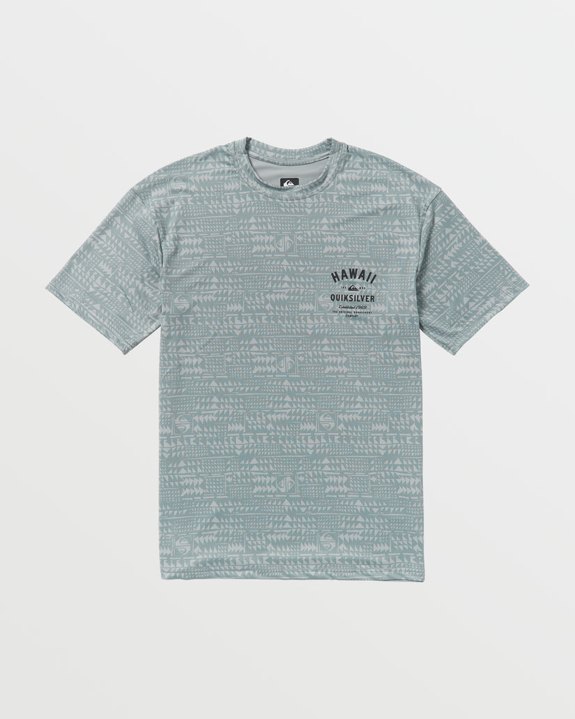 Hawaii Multiply Surf Tee - Quarry