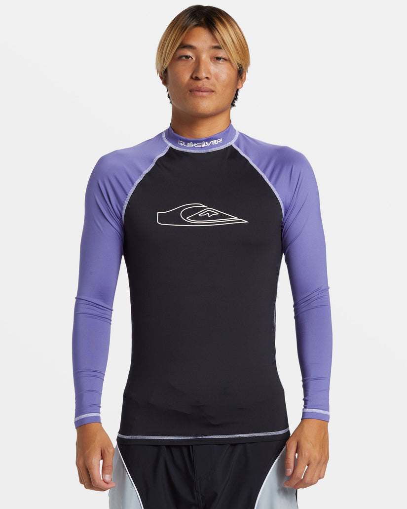 Mercury Long Sleeve Surf Tee - Black