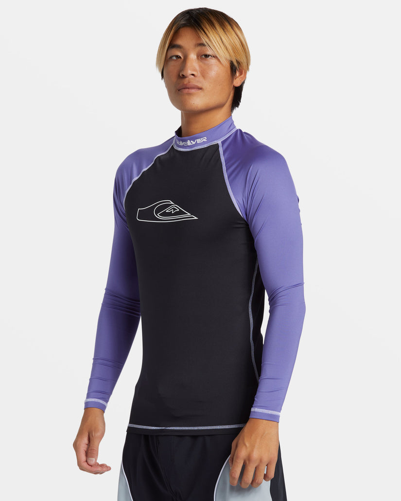 Mercury Long Sleeve Surf Tee - Black