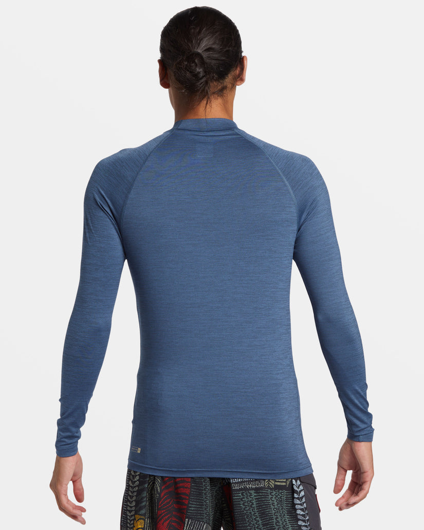 Petroglyph UPF 50 Long Sleeve Rashguard - Vintage Indigo Heather