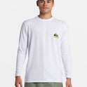 Petroglyph Long Sleeve Surf Tee - White