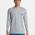 DNA Bubble Logo Long Sleeve Surf Tee - Quarry