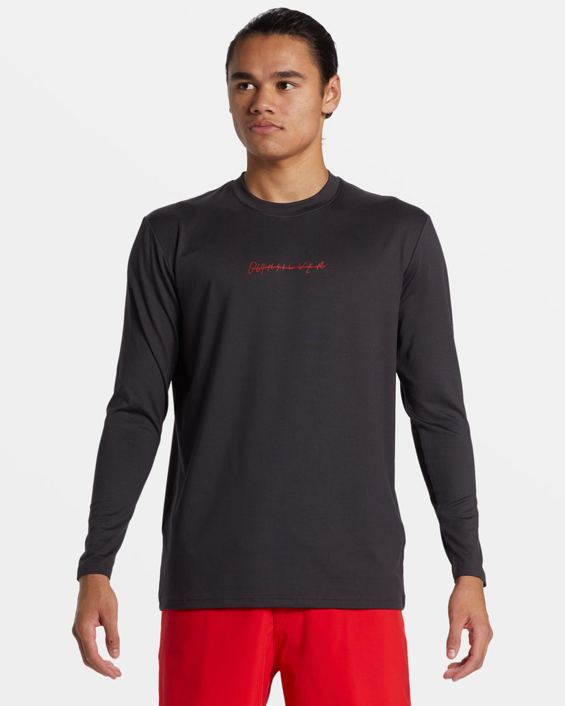 DNA Rushed Long Sleeve Surf Tee - Tarmac