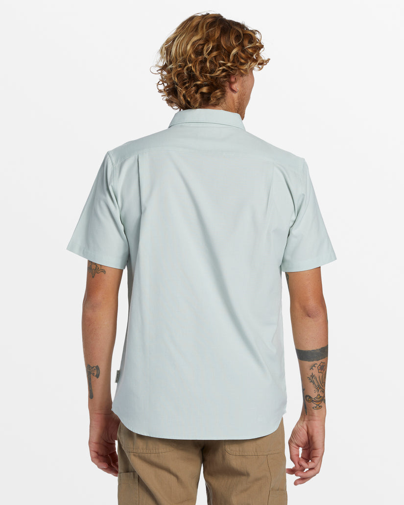 Shoreline Classic Short Sleeve Shirt - Subtle Green Shoreline Clasic