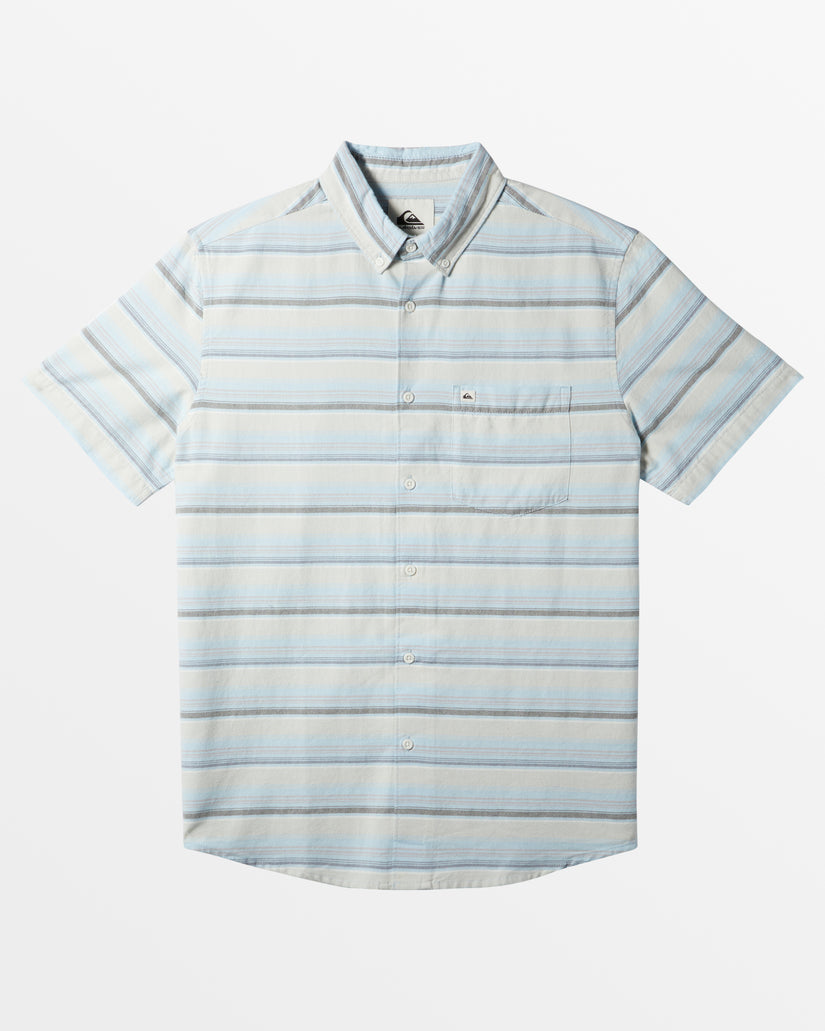 Oxford Stripe Classic Short Sleeve Shirt -