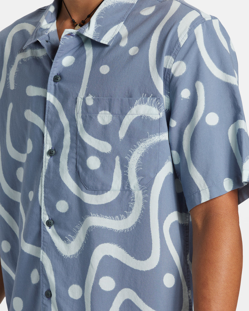 Beach Club Casual Short Sleeve Shirt - Flint Stone Beach Club Casual