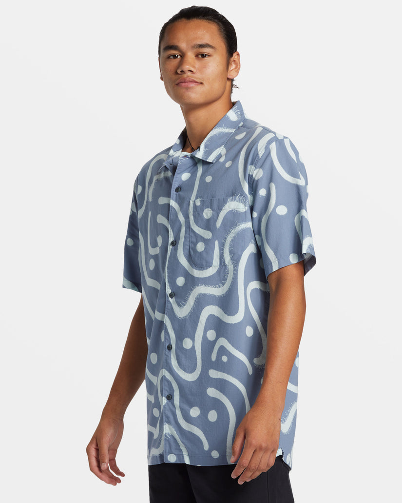 Beach Club Casual Short Sleeve Shirt - Flint Stone Beach Club Casual