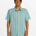 Pool Party Casual Short Sleeve Shirt - Capri Pacific Tribe Ss