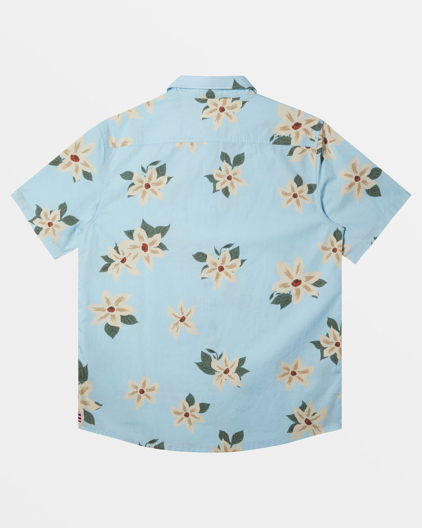 Hawaii Lei Day Hawaiian Shirt - Sky Blue