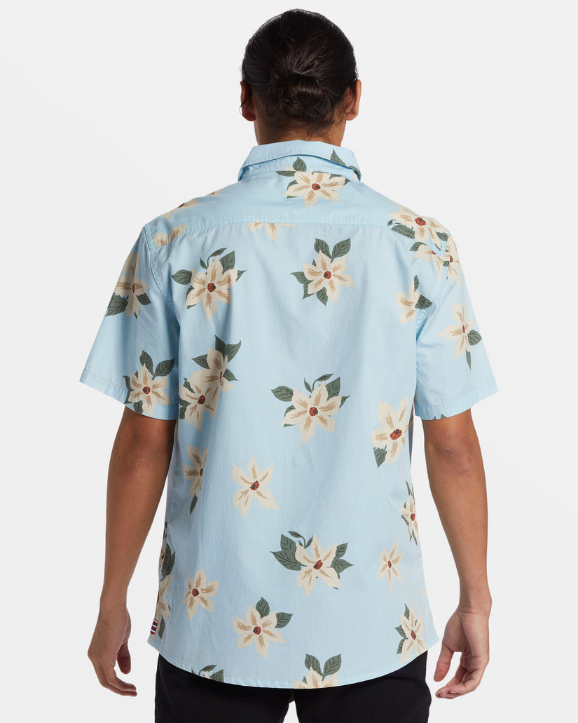 Hawaii Lei Day Hawaiian Shirt - Sky Blue