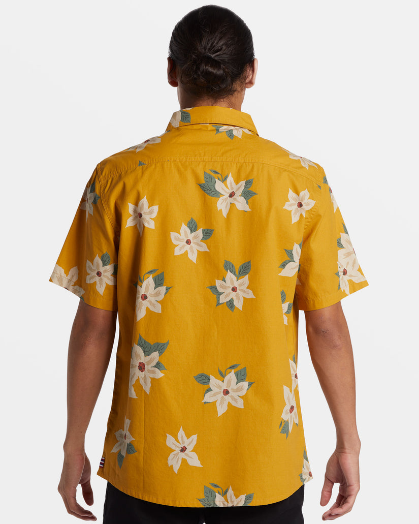 Hawaii Lei Day Hawaiian Shirt - Mustard