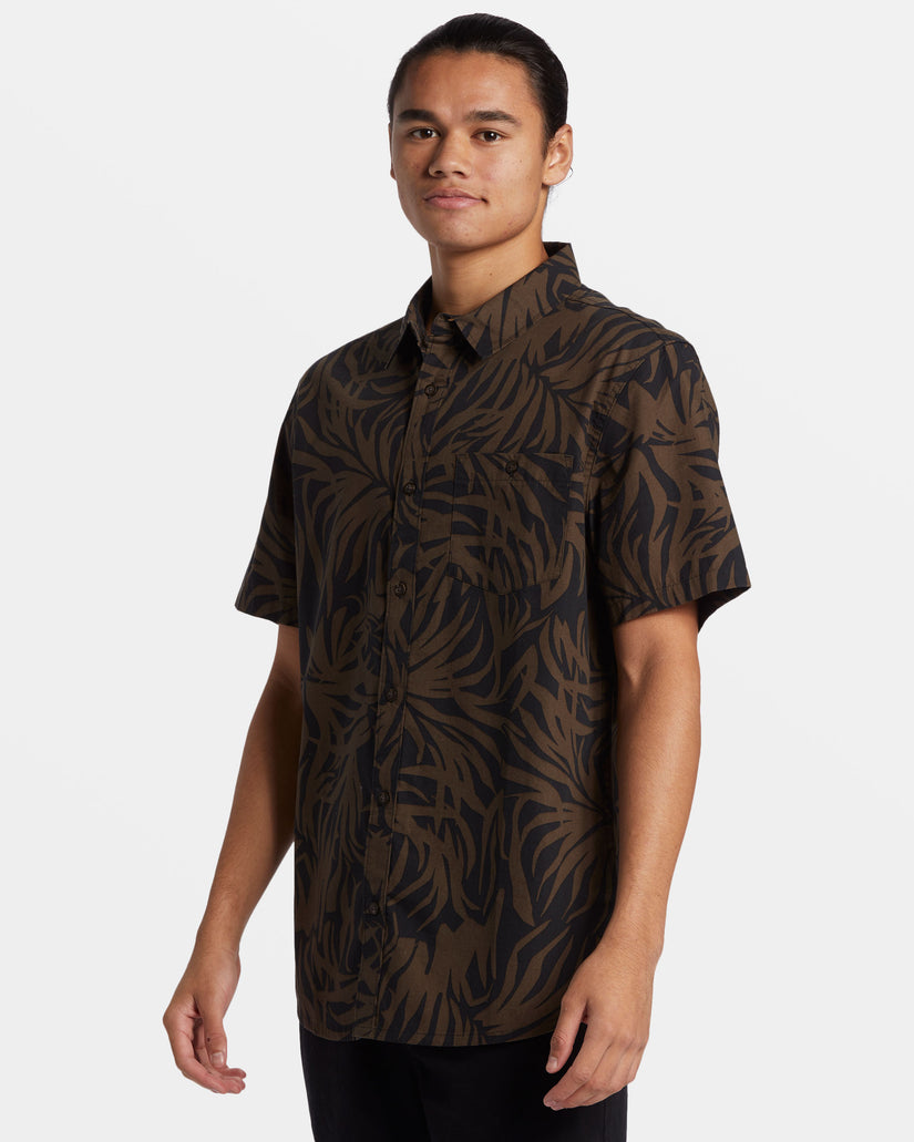 Hawaii Foliage Hawaiian Shirt - Tarmac