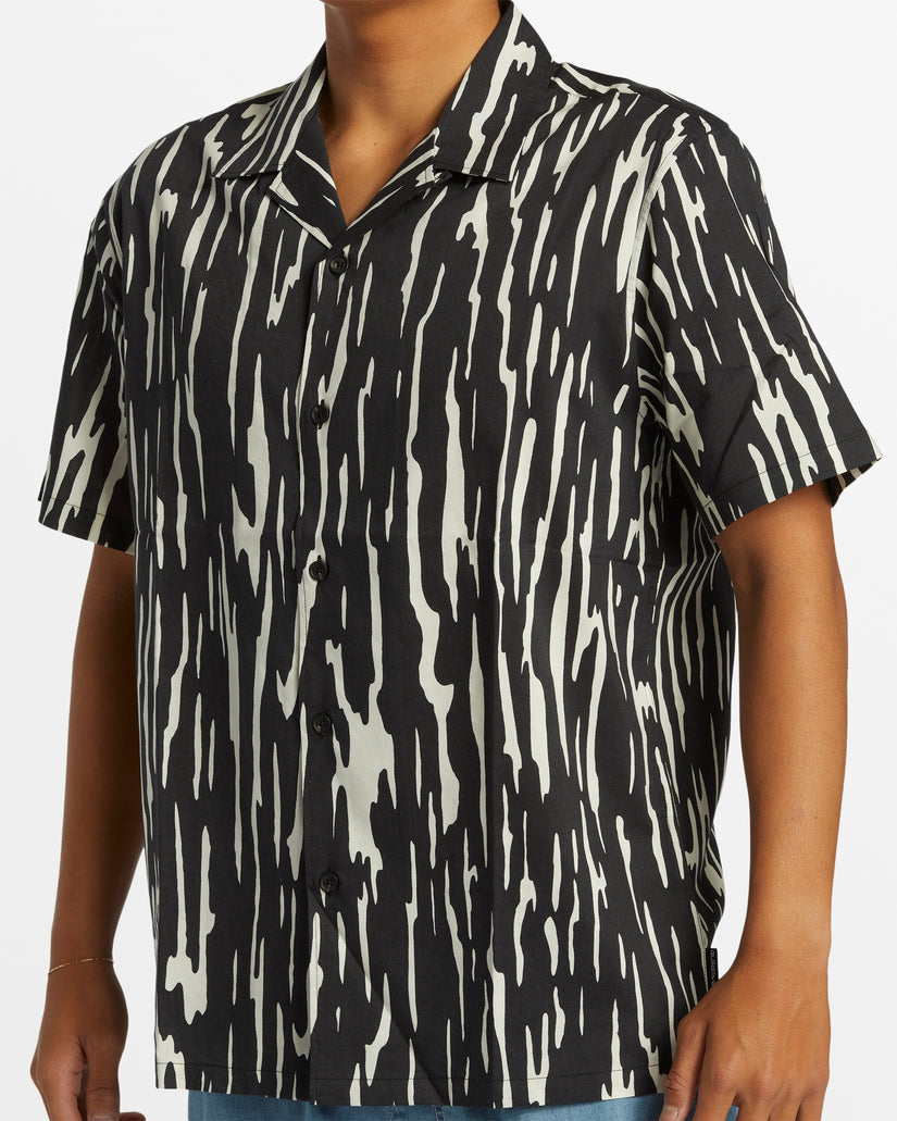 Ripples DNA Island Short Sleeve Shirt - Black Ripples Dna Ss