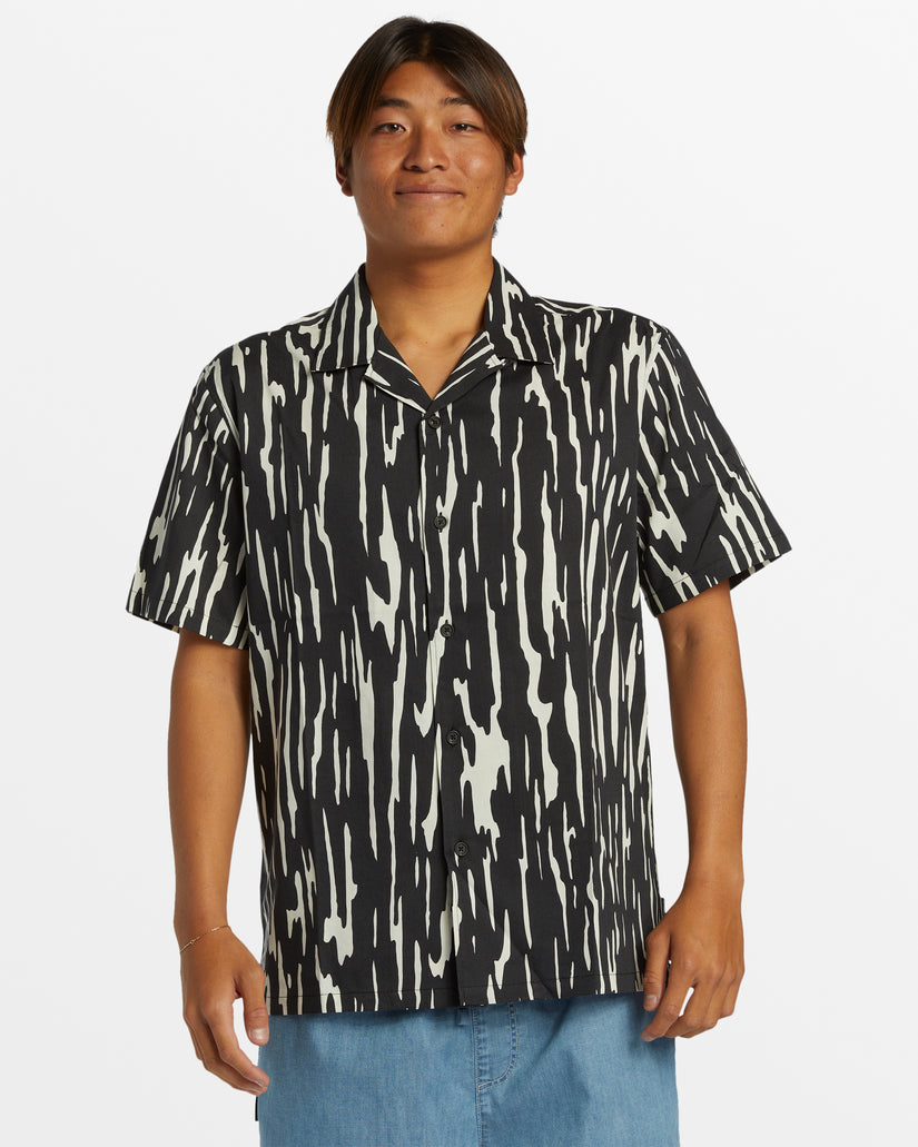 Ripples DNA Island Short Sleeve Shirt - Black Ripples Dna Ss