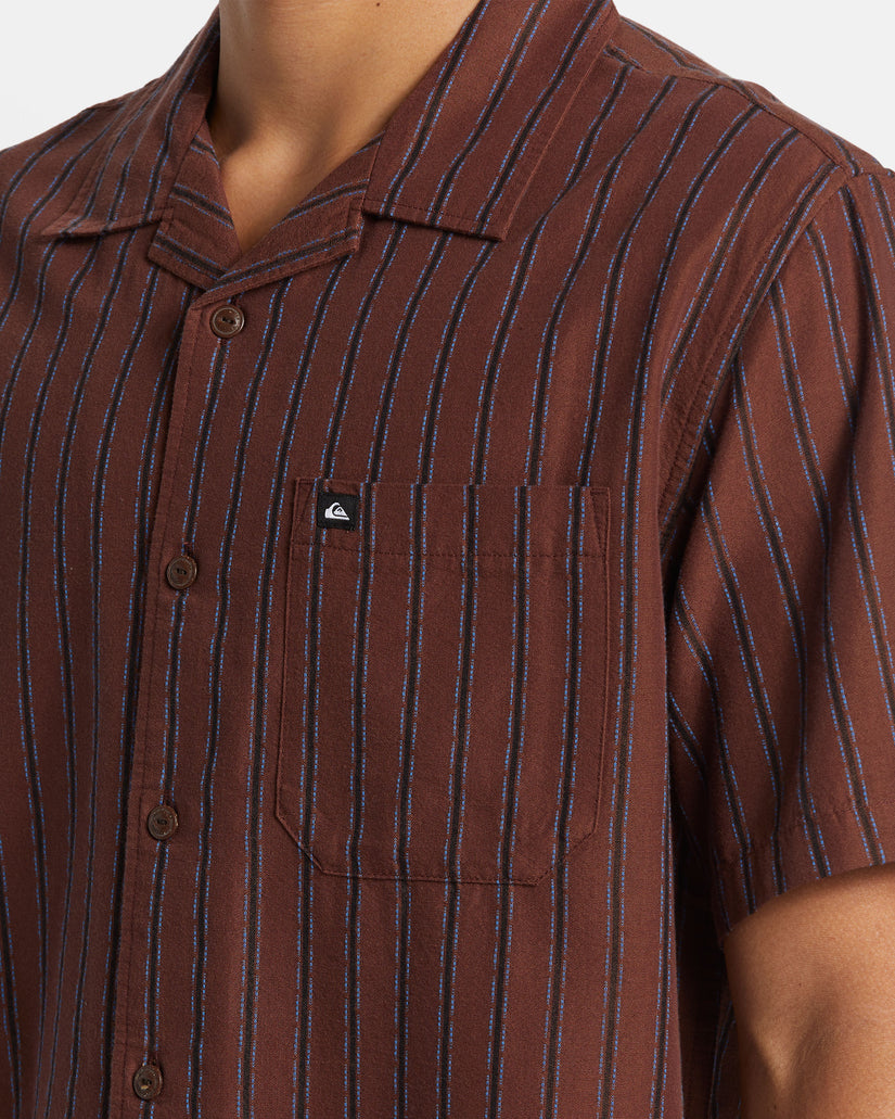 Casa Casual Short Sleeve Shirt - Brown Stone Casa Ss