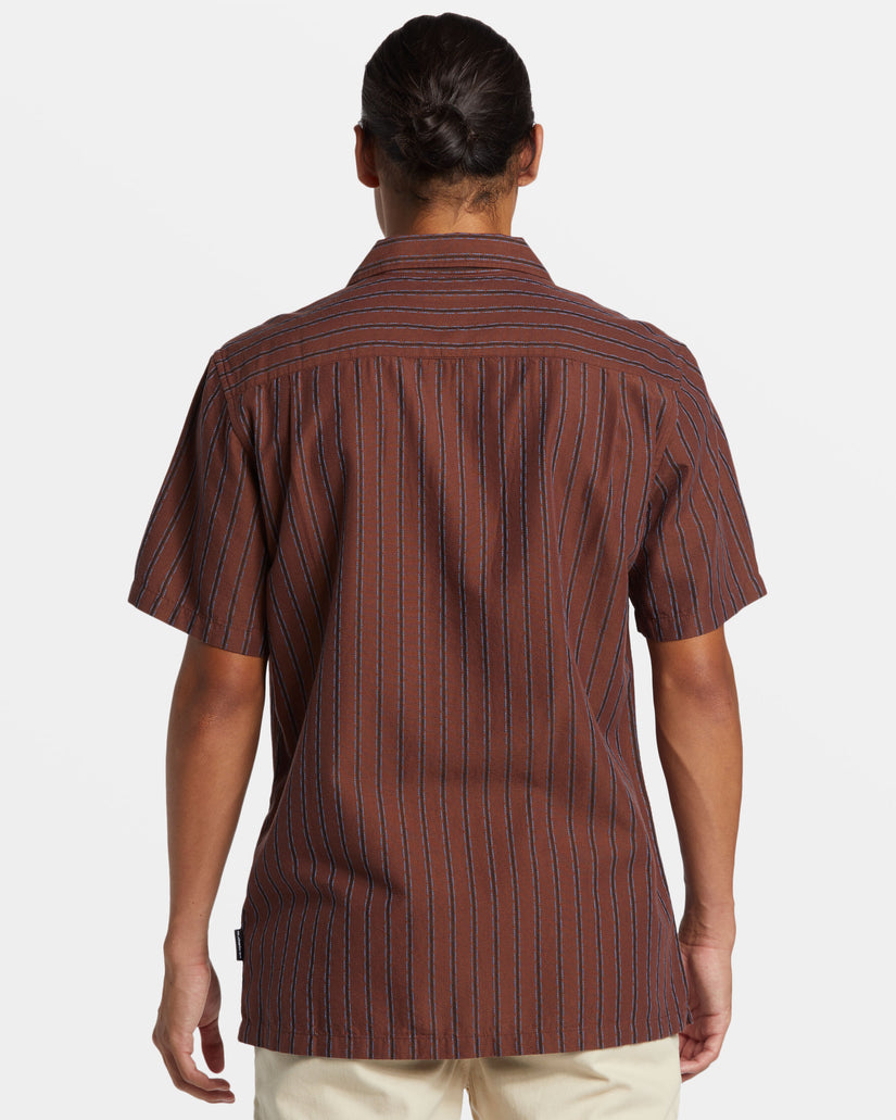 Casa Casual Short Sleeve Shirt - Brown Stone Casa Ss