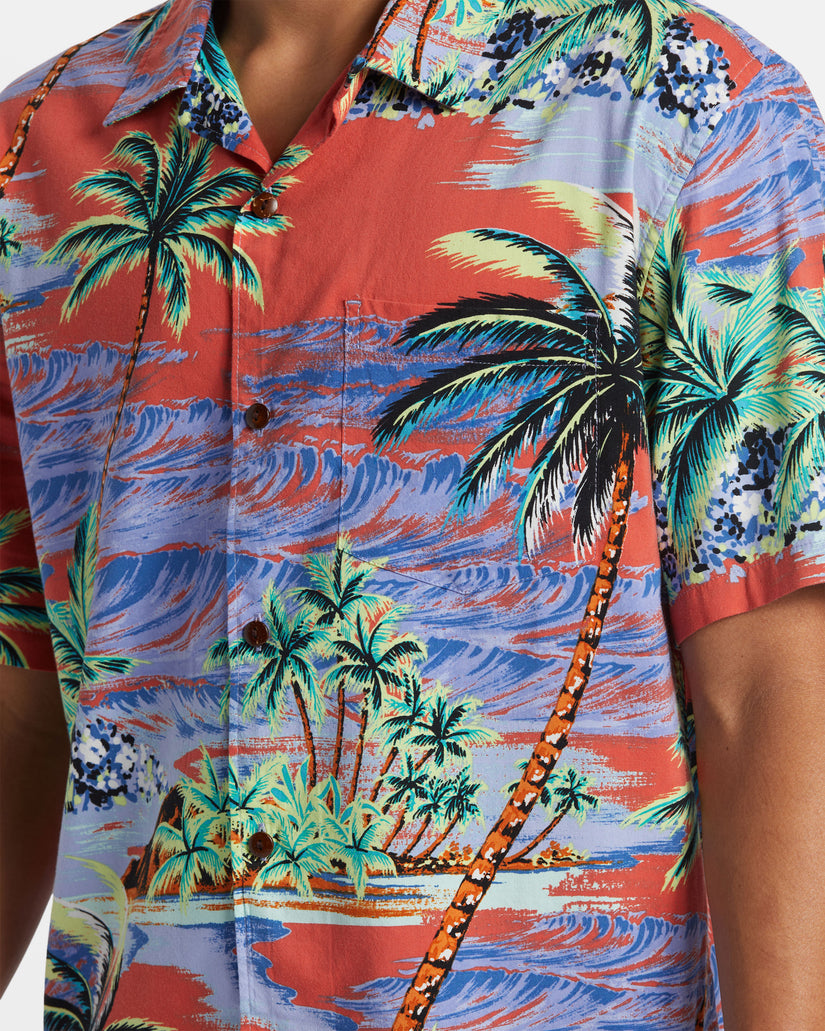 DNA Island Short Sleeve Shirt - Spiced Coral DNA Island Ss