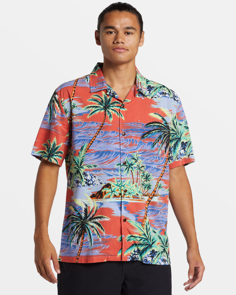 DNA Island Short Sleeve Shirt - Spiced Coral DNA Island Ss