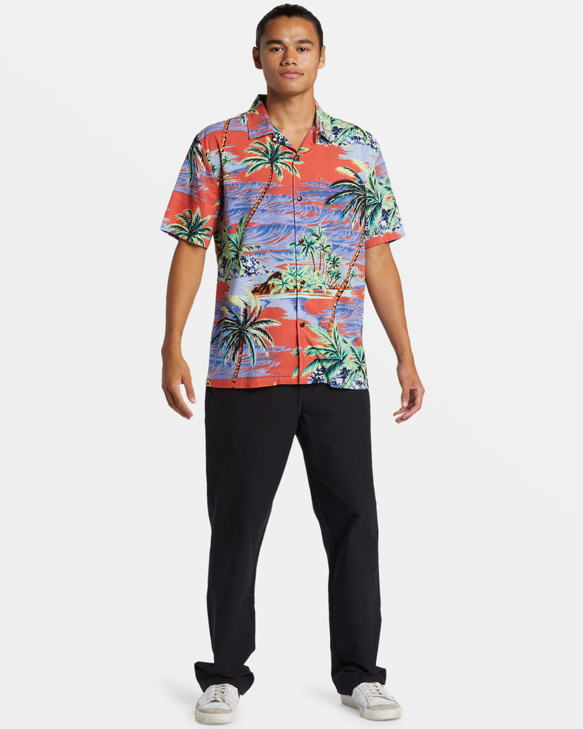 DNA Island Short Sleeve Shirt - Spiced Coral DNA Island Ss