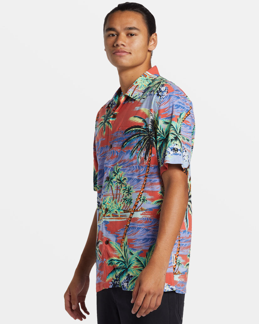 DNA Island Short Sleeve Shirt - Spiced Coral DNA Island Ss