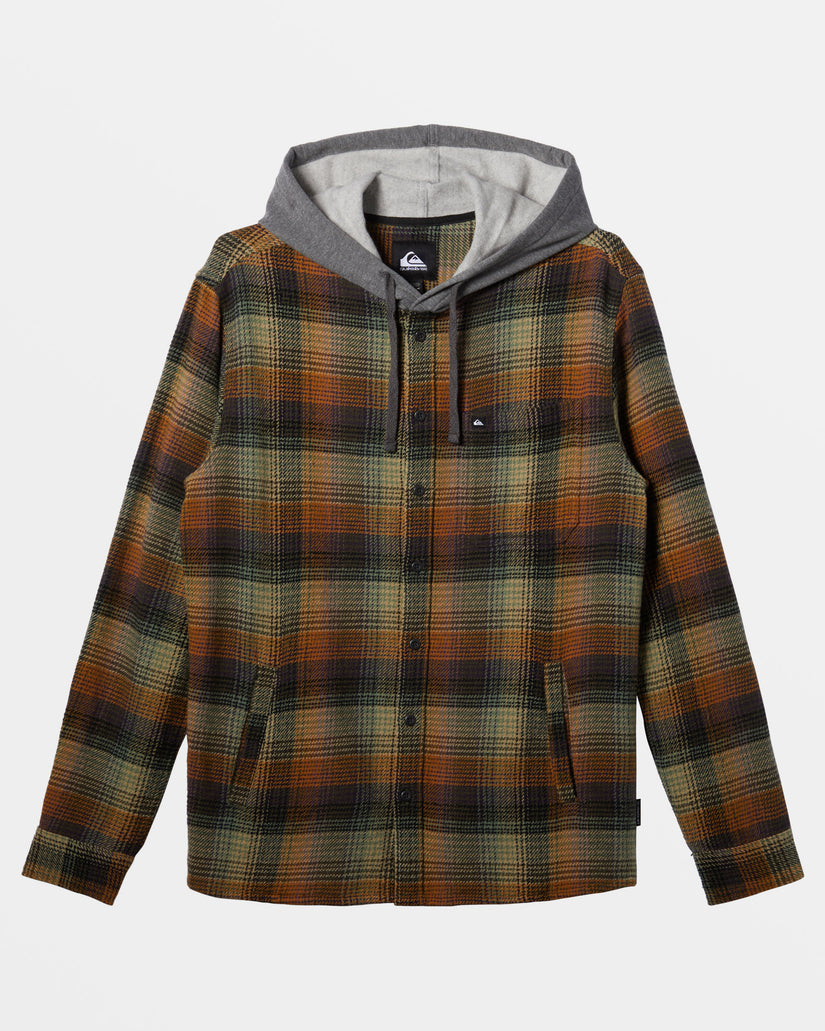 Sandbar Long Sleeve Flannel Shirt - Grape Leaf Sandbar Hooded Flan